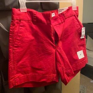 Red old navy shorts